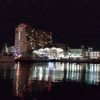 泊港に面して立つホテルです