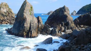 「あまちゃん」の舞台。見応えもある海岸です。