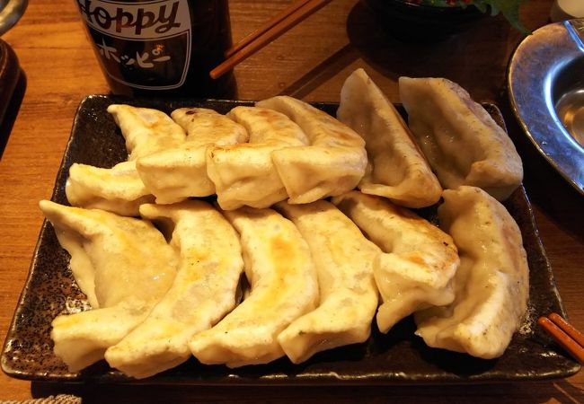 ボリュームのある餃子店