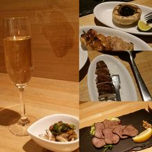 おしゃれにワインと焼き鳥