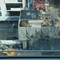 目の前がMTRの工事中です。