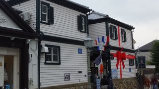 長屋というにはおしゃれ。