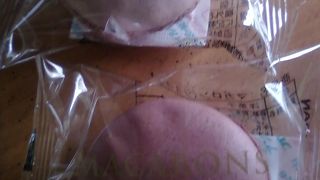 マカロンもとてもリッチな味わい。