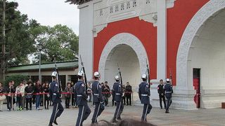 衛兵交代は一番勇壮です