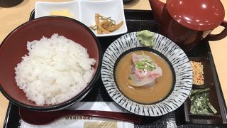 お寿司屋さんのモーニング