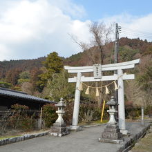 街道に近い鳥居