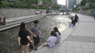 高速道路が清流に。変われば変わるもんだ