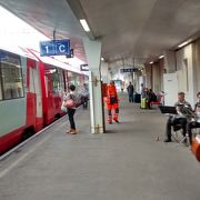 この駅から、ヨーロッパ鉄道周遊のベストルートであるベルニナ・エクスプレスに乗りました！！！