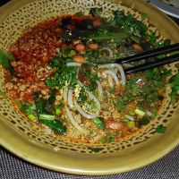 バイキングの米の麺