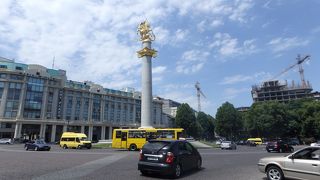 トビリシの街の中心