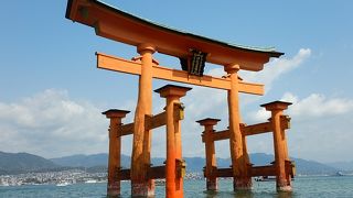 参拝前に潮汐表の確認を