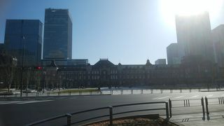 駅前広場の工事も終了