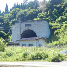 青函トンネルの青森側出入口