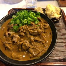 肉カレーうどん