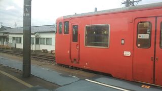 ２両編成で運転される列車もあります