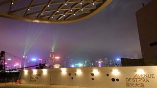 ヴィクトリアハーバーを一望　夜景が絶景