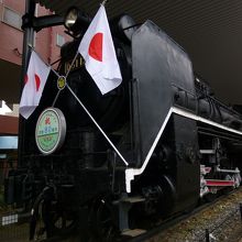 屋外展示の蒸気機関車 Ｄ51-125号車