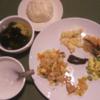 朝食の一部です。