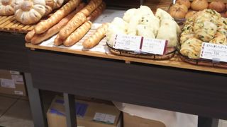 朝食用のパンを購入