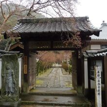 雨に濡れた参拝道・・・