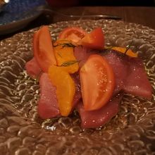 鰤のカルパッチョ