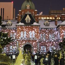 赤レンガ庁舎・プロジェクションマッピング