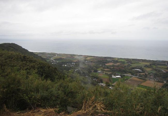 種子島北部の高台です