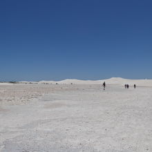 白い砂の大砂丘です