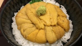 雲丹の甘さに驚きです