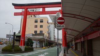 静岡浅間神社の門前