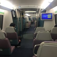 エアポートエクスプレス車内