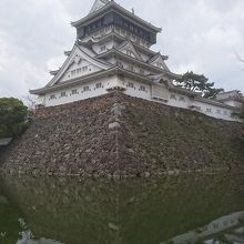 昼のときの小倉城です。