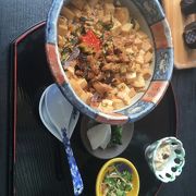 安い豆腐料理をおいしくいただけます