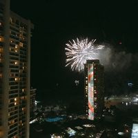 カリアタワーからの花火