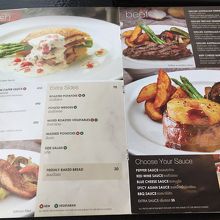 ステーキなど価格はそこそこする