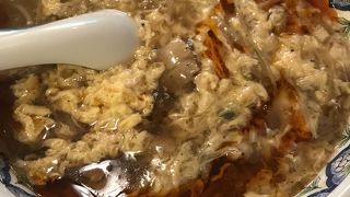 酸味のきいたラーメン