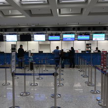 香港空港内のフェリーチケット売り場