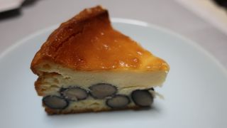 黒豆ゴロゴロ、濃厚チーズケーキ ♪