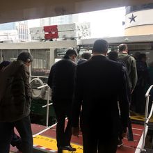 スターフェリーに乗船