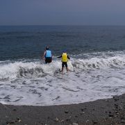 波が荒くて厳しい