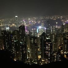 ビクトリアピークからの夜景！