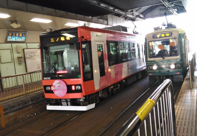 都内で路面電車！！