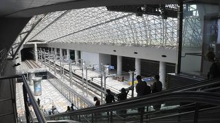 なぜか構内にローラースケートの練習場