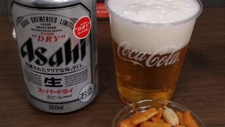 アルコール一杯無料です。