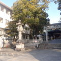 深川神社の境内にあるホテル
