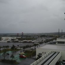 あいにくの悪天候で景色はイマイチ