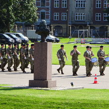 たまたま、衛兵の交代式に出くわしました！