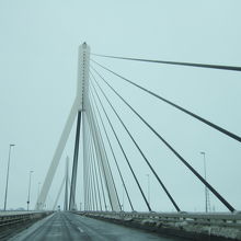 車の中から見た美原大橋
