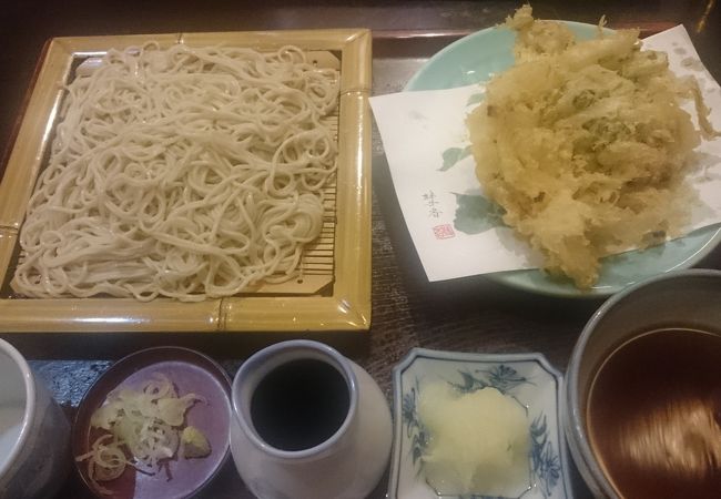 美味しいお蕎麦と深川めし