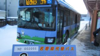 旧名寄本線代替バスで乗り放題（2018年3月31日まで）